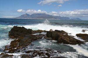 Uitzicht vanaf de Tafelberg, Kaapstad
